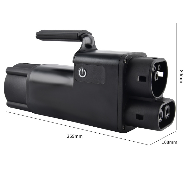 Customized CHA-CCS2 new energy vehicle charging station adapter, Japanese standard to European standard DC adapter