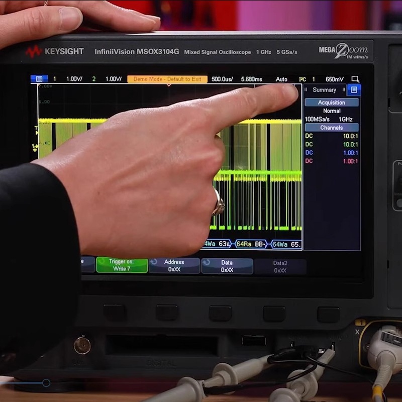 Keysight是德MSOX3054G数字示波器500MHz带宽七合一多功能示波器