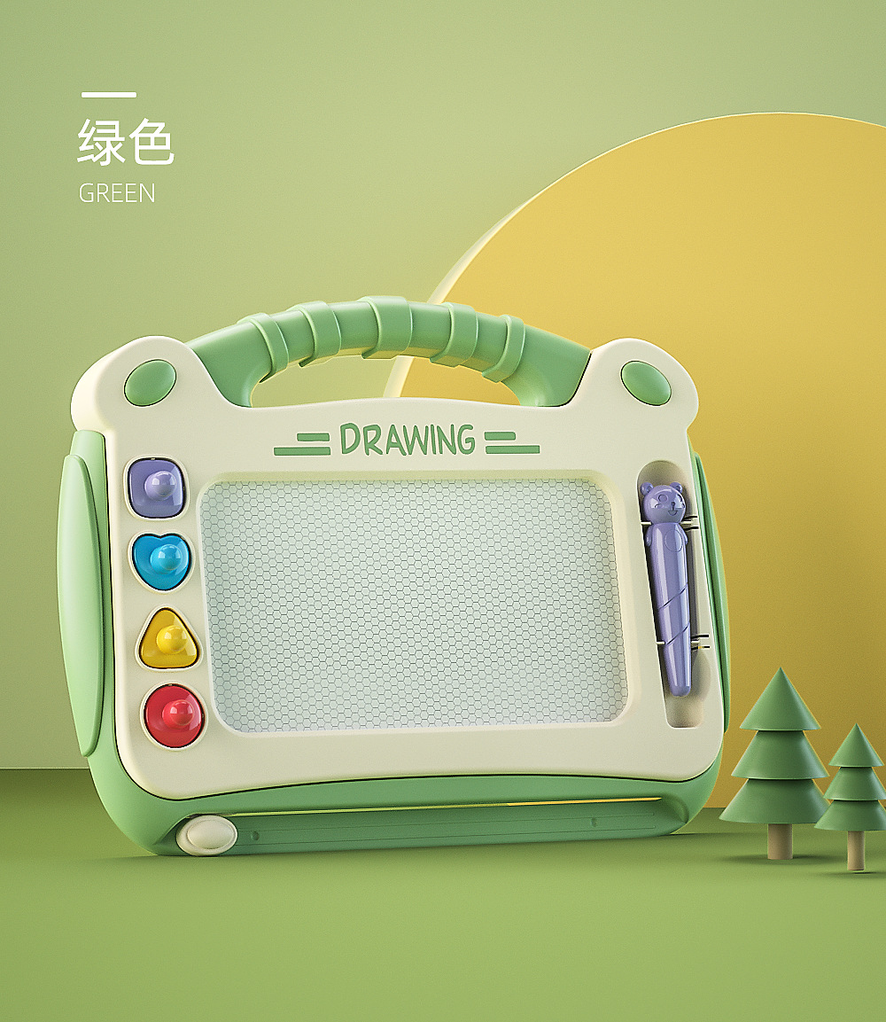 Pata de escritorio para niños con junta de dibujo de sello tablero de escritura magnético soporte infantil hogar multi-funcional graffiti juguete