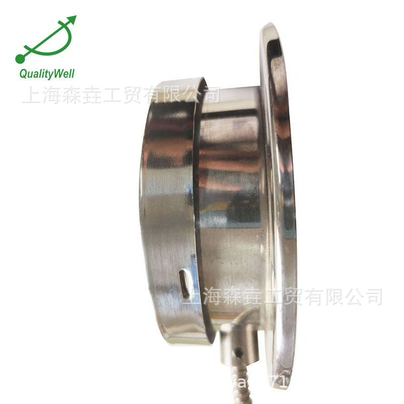 ȫ�����SS304 ������ �����Ǳ��̰�װ ����ѹ��ʽ�¶ȼ� 400RF