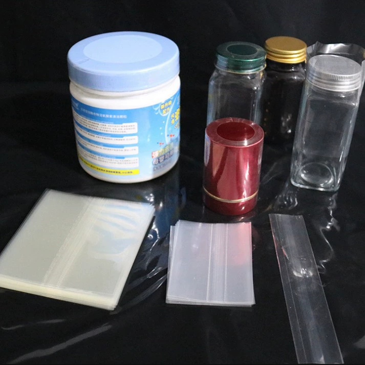 Прямые поставки с фабрики прозрачной термоусадочной пленки для ПЭТ, термоусадочной пленки для лекарств, косметика для бутылок, термоусадочная пленка для рта, легко отрывающаяся термоусадочная пленка для домашних животных