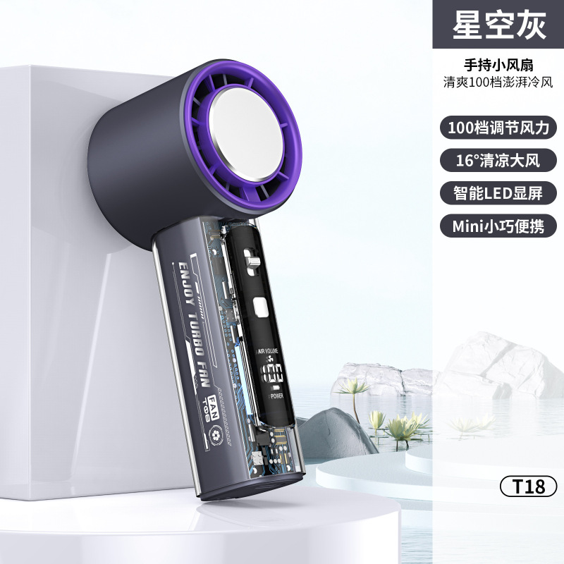 东南亚爆款源头工厂数显迷你便携高速制冷冰敷风扇 usb手持小风扇|undefined