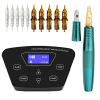 新款纹绣机套装 纹身笔套装 纹眉笔纹身机器 双针头纹身笔电源