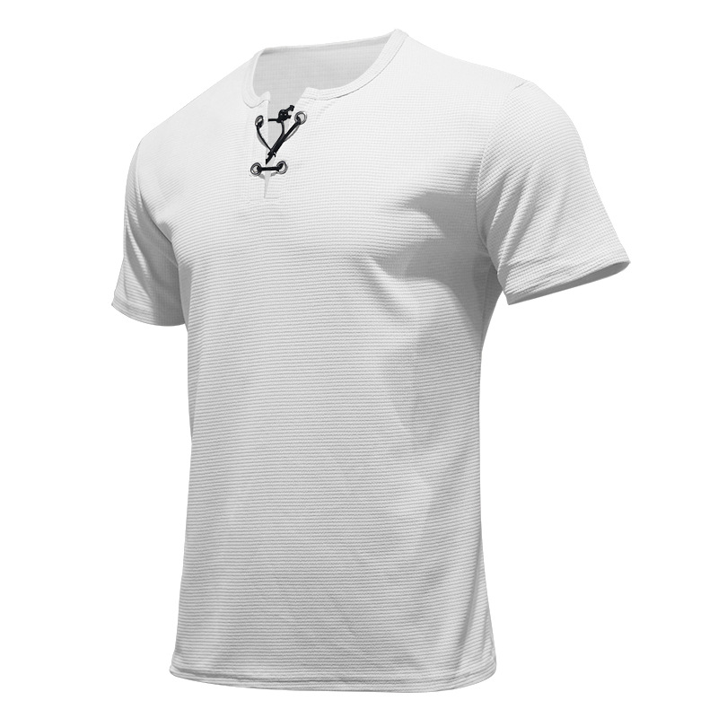 Men's Solid Color T-shirt Men's Clothing display picture 11