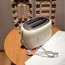 SMEG斯麦格 意大利复古烤面包机不锈钢 吐司机多士炉早餐 TSF01