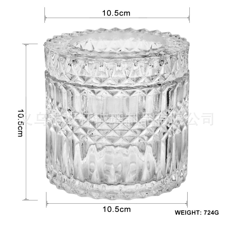 ヨーロッパのレトロなレリーフガラスは、リビングルームのテーブルの丸いティッシュボックスの装飾品を引き出します。|undefined