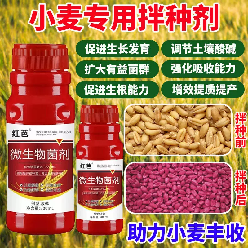 【源头工厂】小麦专用拌种剂提质增产小麦丰收促根壮苗小麦专用