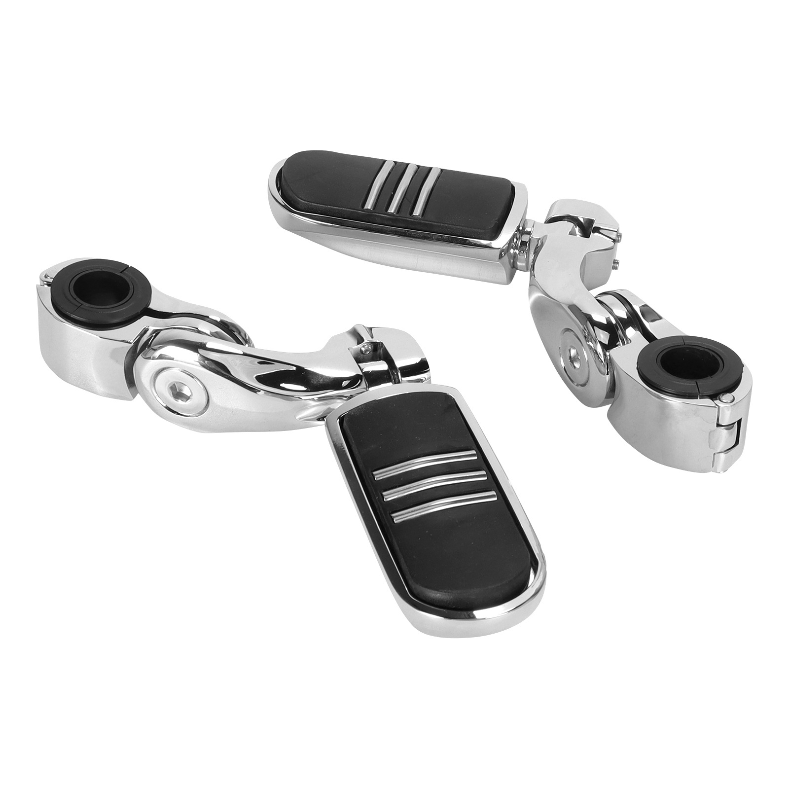 Universal Motorcycle and Electric Vehicle Footrests, Bumper Guard Bars, Rest Footrests, Short Brackets, Harley Indian Accessories