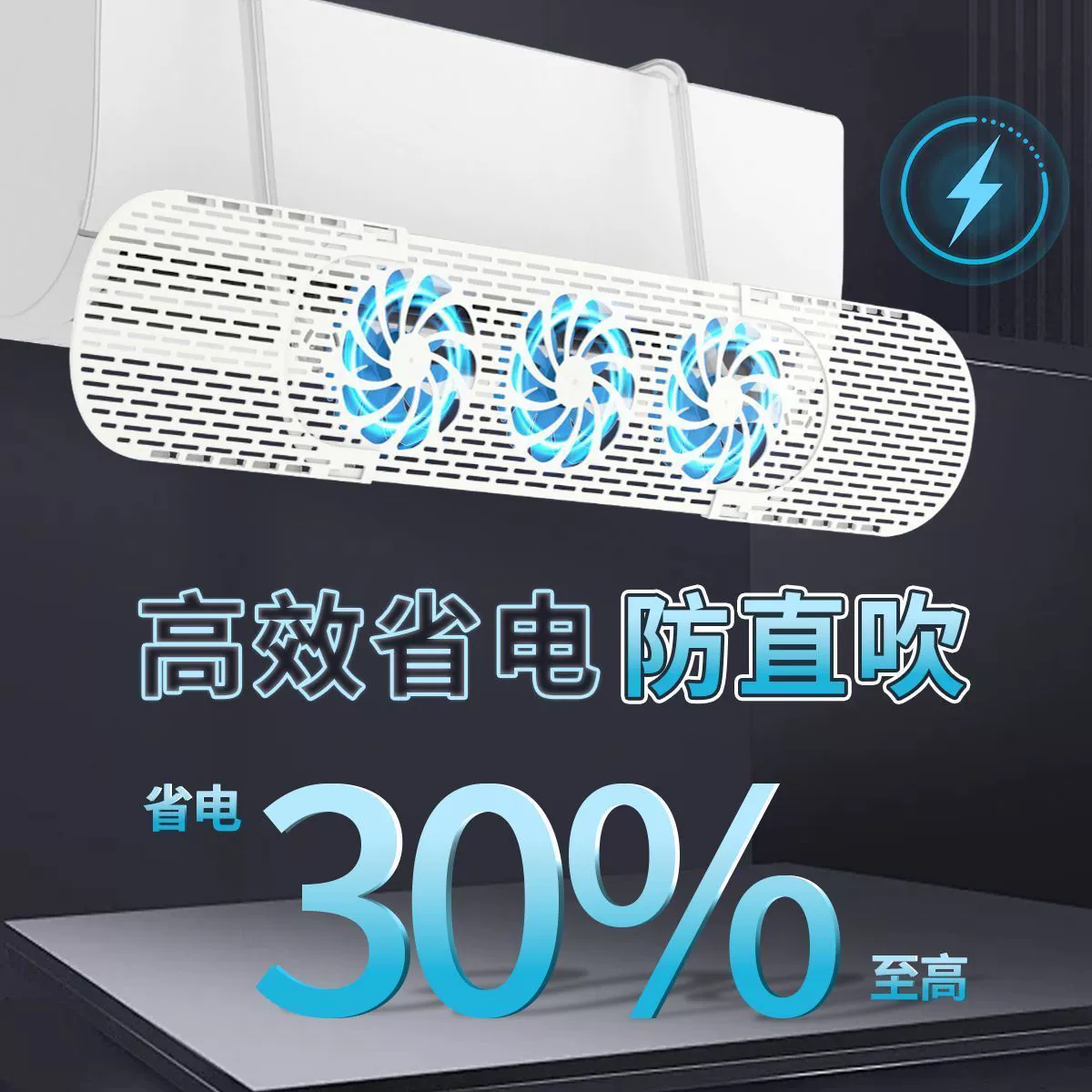 Лобовое стекло кондиционера, настенный цилиндрический шкаф с прямым обдувом, прозрачный дефлектор ветра, лобовое стекло, воздуховыпускное отверстие, перегородка кондиционера