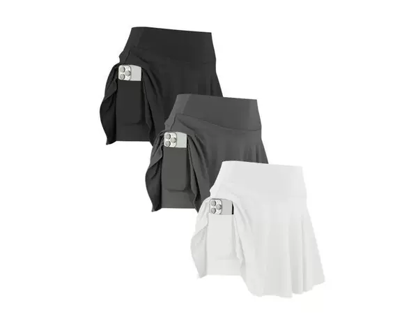 J 32546 Pocketed High Waist Skirt - Pocketed sports skirt