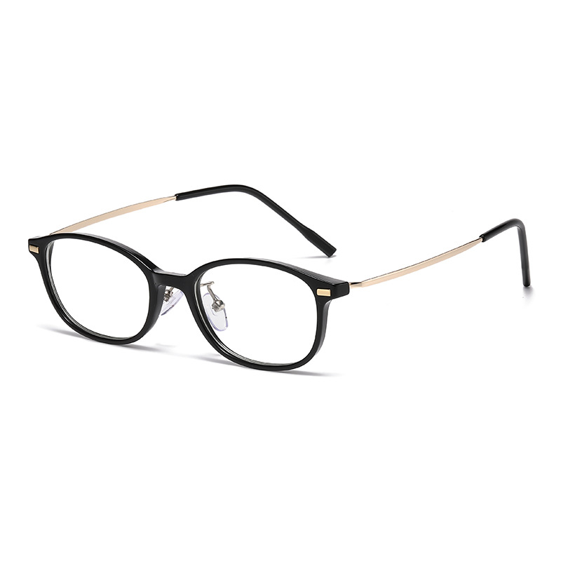 Gafas de lectura anti-luz azul de moda libro de marco redondo pequeño transfronterizo gafas planas gafas ultraligeras retro de moda gafas para leer