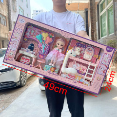 女の子夢娜王女バービー人形化粧台赤ちゃん玩具訓練機関幼稚園学生募集賞ギフトボックス