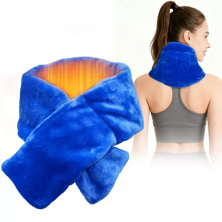 新品法兰绒布套内里自吸水冰袋保暖设计多功能围巾缓解肩颈疼痛