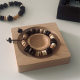 New Chinese-style Pax Seeds [True] Coffee Bean Bracelet Bracelet Girlfriend Bracelet Niche Vintage Design Vintage Design