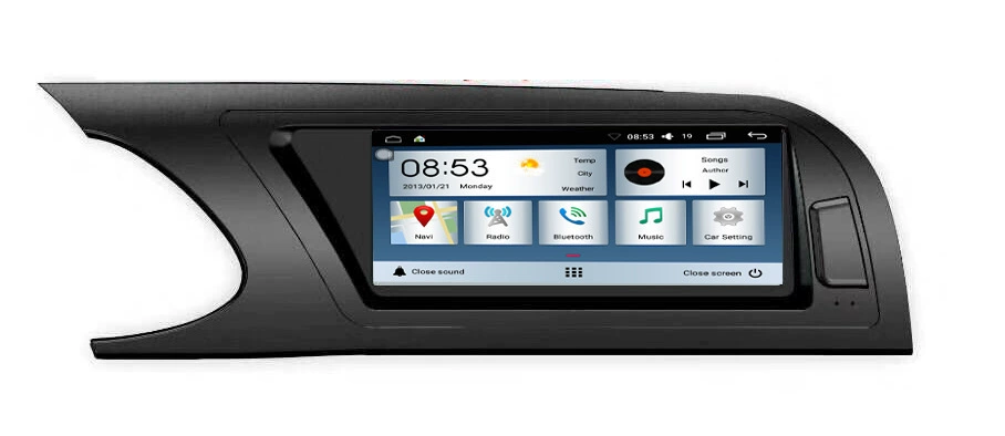 09-12 A4L навигация GPS Android интеллектуальное Голосовое управление PX58.0 система Реверсивный Вид сзади все-в-одном машина