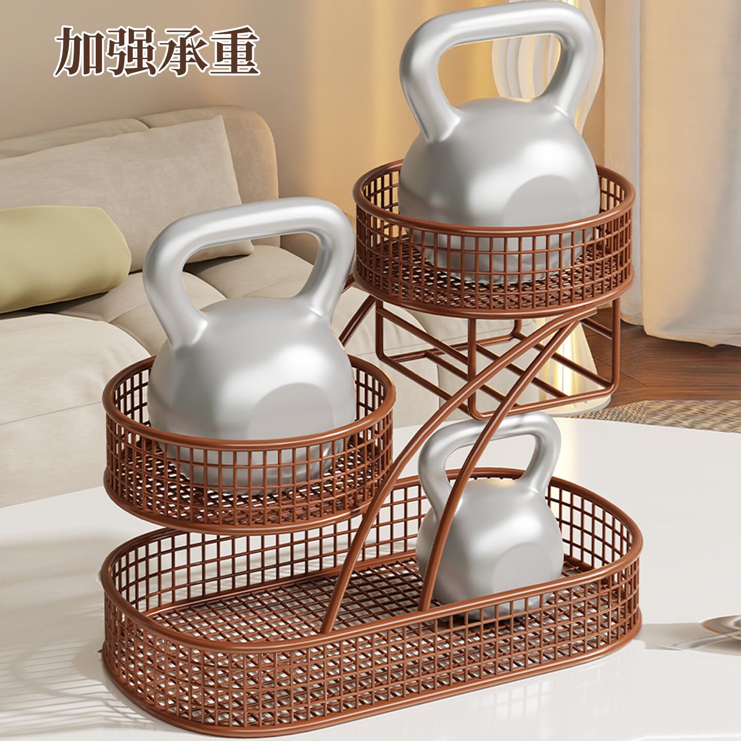Cesta Multicapa de Frutas para Mesa para Sala de Estar image 5