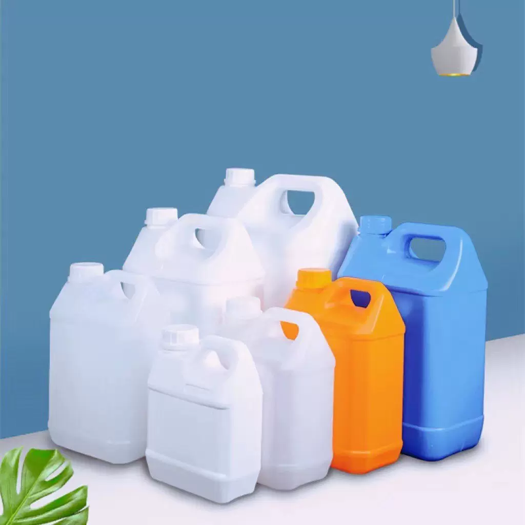 现货加厚塑料方桶次氨酸消毒液桶PE加厚酒精桶尿素桶1L2L2.5L