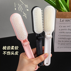 Foldable Portable Travel Soft Tooth Small Comb for Girls Cute DIY Plastic Hair Comb Household Mini Smooth Hair Comb