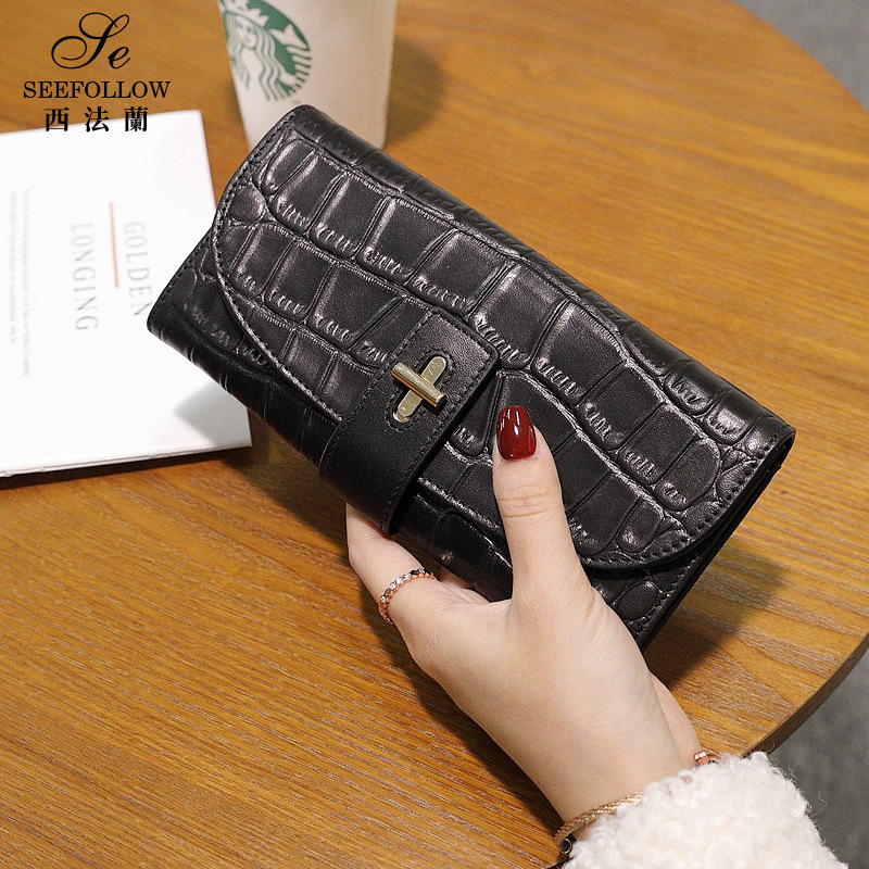Women's Long Wallet 2026 New Model Genuine Leather Clutch Women's Wallet Stylish Money Clip Niche Designer Fashion Women's Long Wallet 2026 New Model Genuine Leather Clutch Women's Wallet Stylish Money Clip Niche Designer Fashion