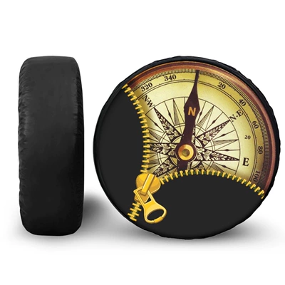 Spare wheel cover – Keding Polynesian printed pattern - 14inch-zysfa5367bz48-1