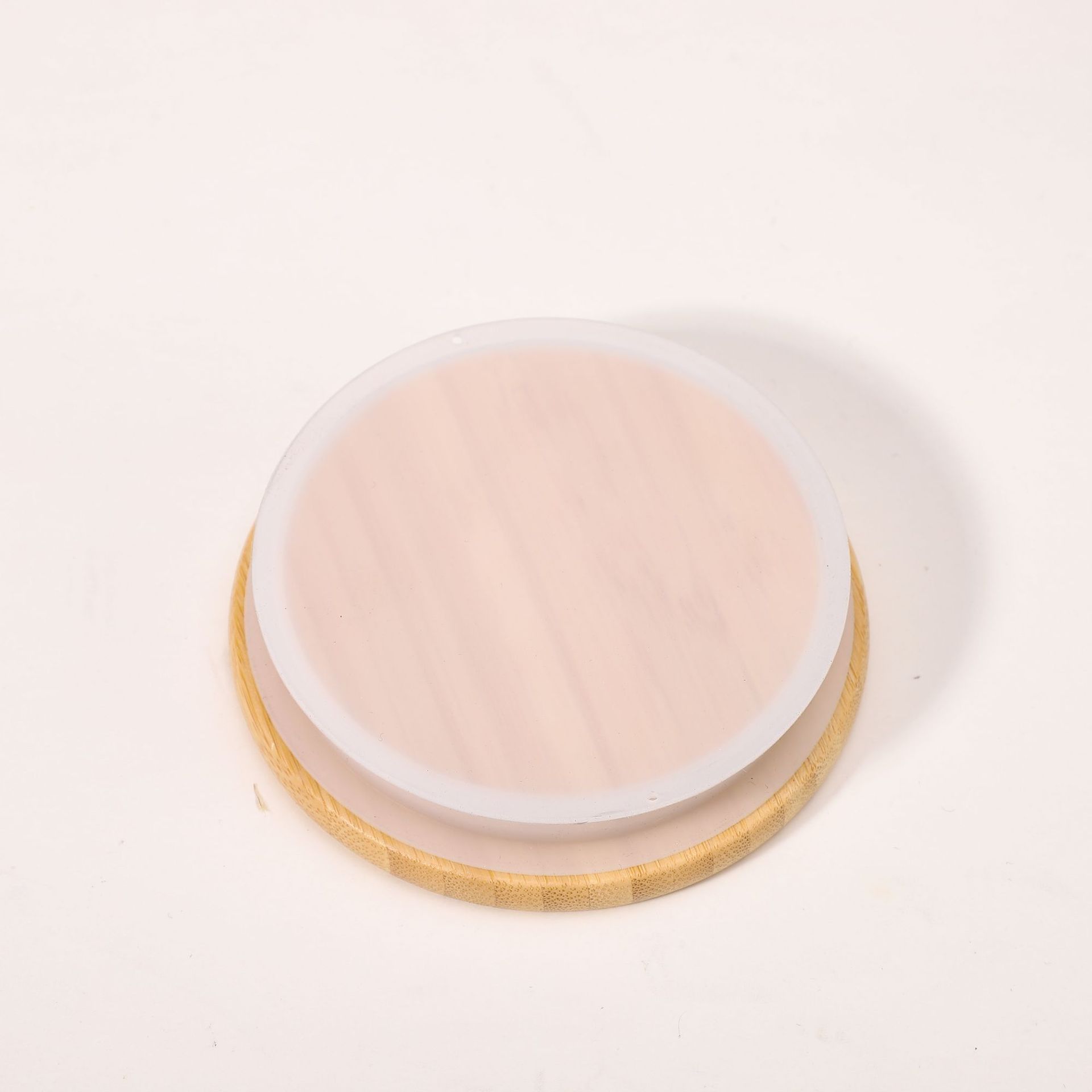 Cubierta de bambú transfronteriza de acero inoxidable 304 creativa taza de huevo portátil al aire libre taza de acompañamiento con cubierta de madera cubierta de bambú