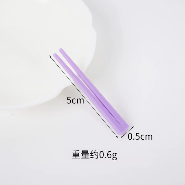 Small purple detachable chopsticks