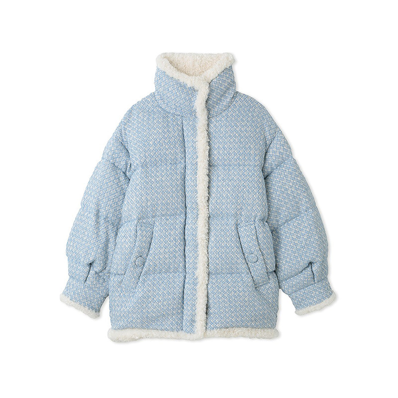 Hooded Bread Jacket in Mixed Colors
