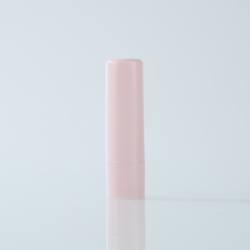 En stock 5G bálsamo labial tubo vacío muestra embalaje de plástico lápiz labial tubo Rosa DIY recto puede tubo de bálsamo labial