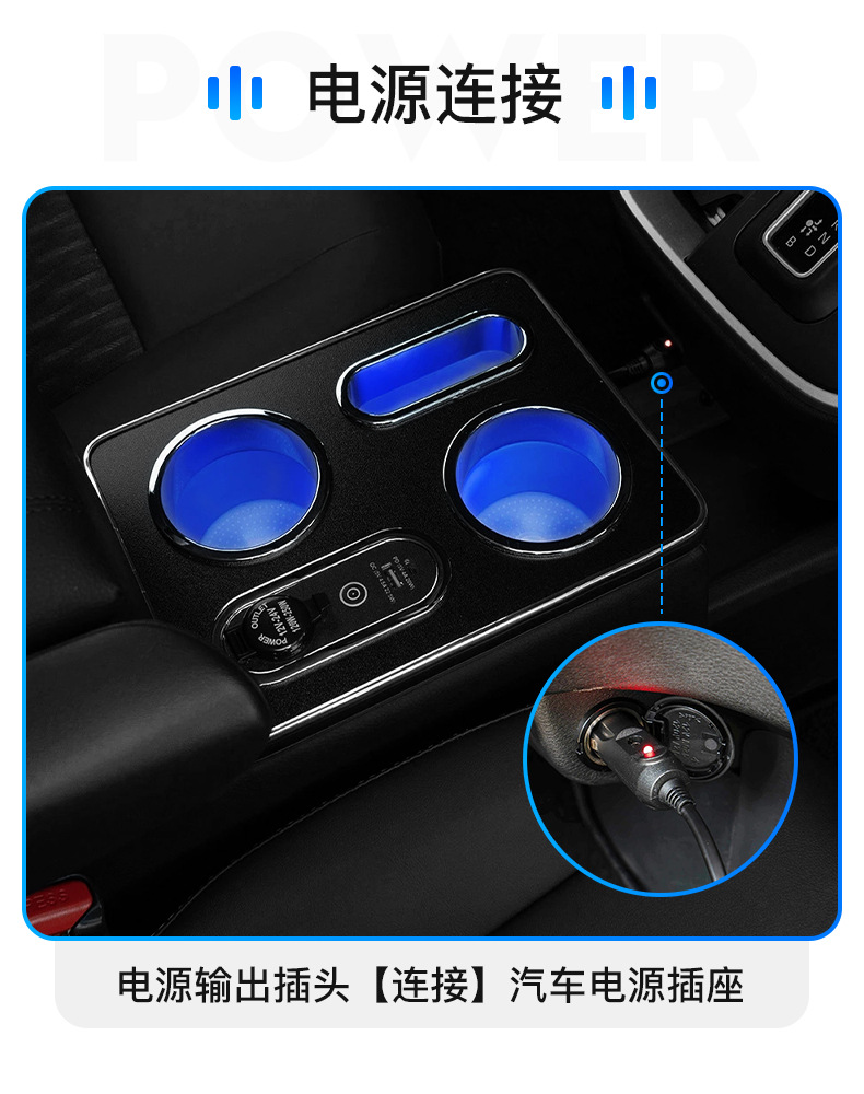 Suitable for Toyota Noah/Voxy 90 Series Flip-Top Center Console Armrest Box Modification with Hand Pillow Storage Box