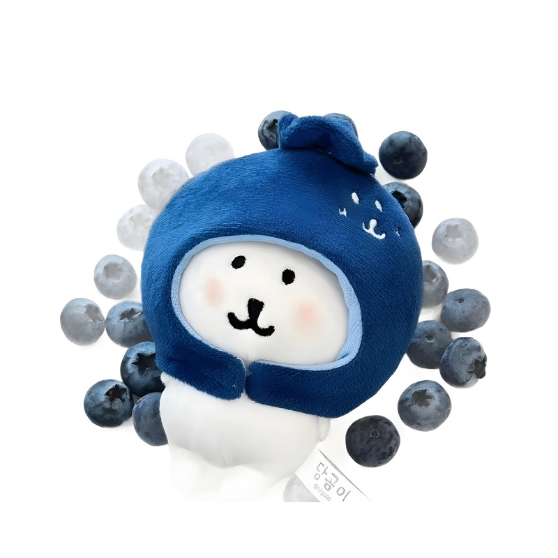 10cm 春シリーズ アップルフード コットンドール ヌヌ 自虐クマ チイカワフード ピクニックバスケット オーナメント|undefined