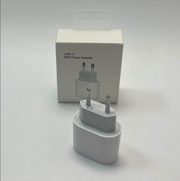 20W European standard charging head + transparent hook packaging box