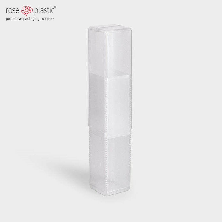 德国玫瑰厂家直供阀组件盒PP盒透明喷嘴包装盒塑料盒 QP 20 120