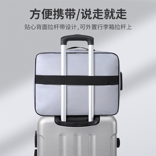 Fireproof and waterproof travel document storage bag large-capacity home passport document bag certificate archive storage box