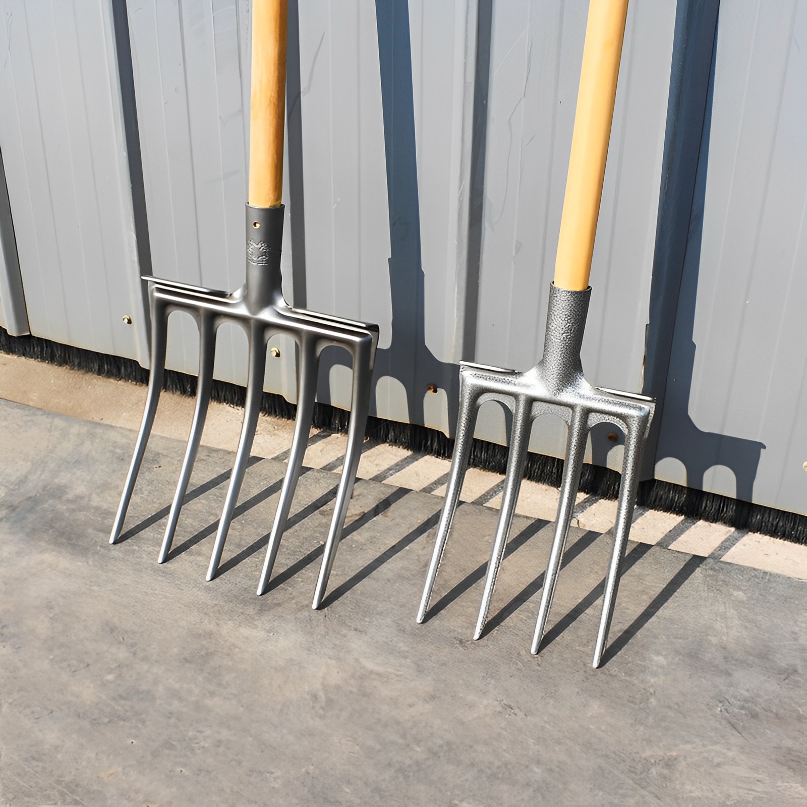 农用锰钢四齿叉子翻地挖土铁锹叉加厚粪叉挖葱姜工具开荒松土农具