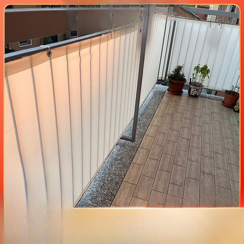 Outdoor Fence Balcony Enclosed Enclosure Cloth Guardrail Shielding Board Railing Rainproof Windproof Privacy Cloth Daily Use
