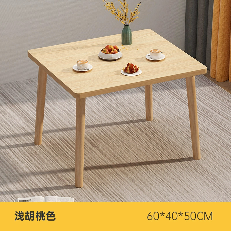 [낮은 테이블] 가벼운 호두 색상 60*40*50cm