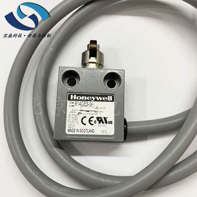 914CE3-3 Honeywell滚轮柱塞SPDT行程限位开关5A250V电缆连接原装