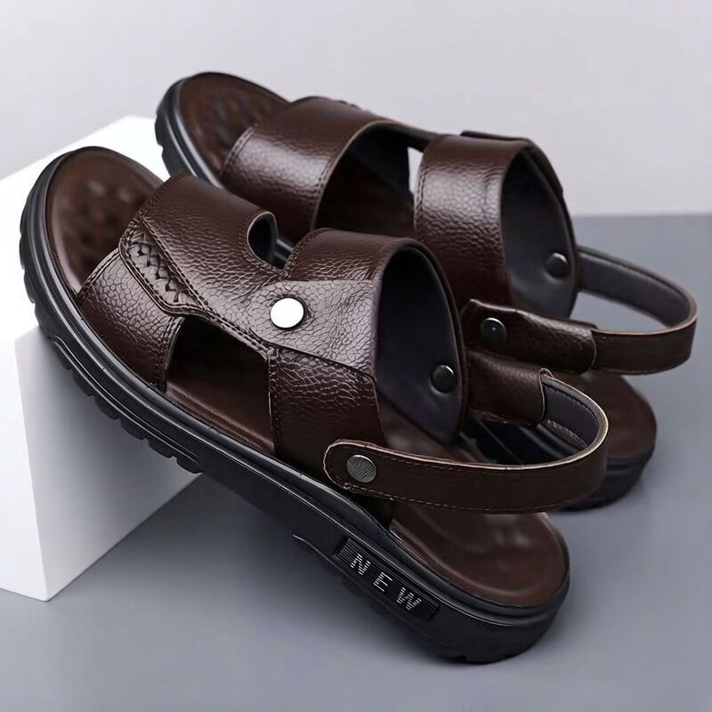 【Military Grade Shoes】100% Soft Sole Men's Sandals, Non-Slip, Waterproof, Breathable, Durable, Odor-Resistant Slippers