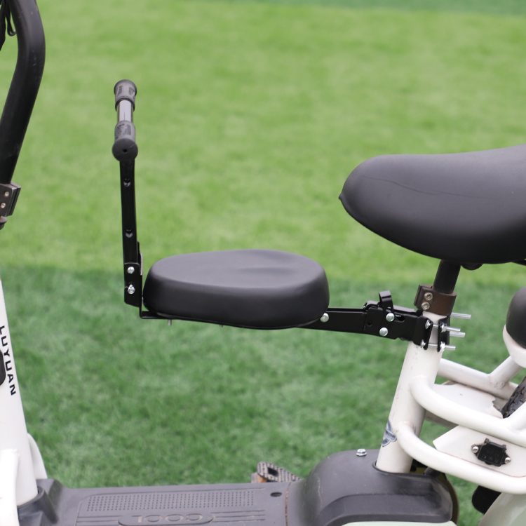 Suitable for Electric Vehicles, Bicycles, Scooters, Children's Front-Mounted Seats, Foldable Electric Bike Child Seats