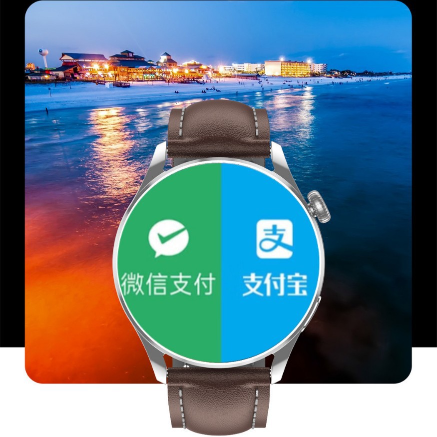 2025 New Model Huaqiangbei Multifunctional Bluetooth Calling Smartwatch with Wechat and Alipay Dual Payment for Men and Women