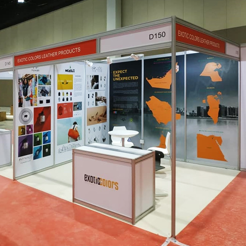 Fabrica de suministro de exhibición de la empresa de diseño de cabina de exposición para construir cabina de exposición especial pabellón de exhibición diseño de cabina estándar en fila