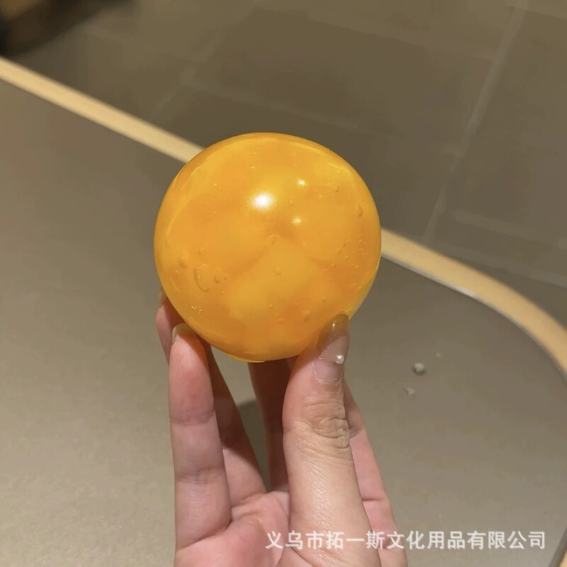 Xiaohongshuと同じスタイルのココナッツハンドメイドボール、模擬ココナッツミートピンチボール、減圧、高価値、安価、筋肉の強さ、手を傷つけません。|undefined