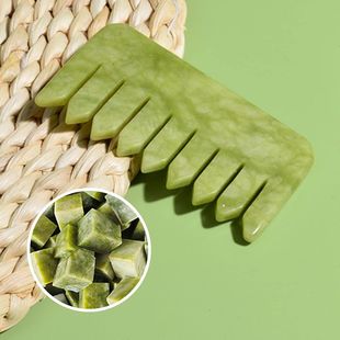 ��Ȼ��ʯ���ӾG�P���Ħ��������^Ƥ���j��Ħ�cѨ��Jade Comb