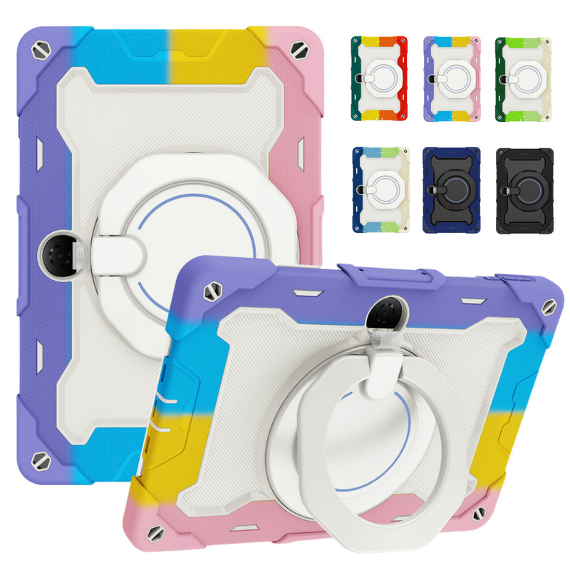 Suitable for Honor 9 Tablet Case 10 Huawei 12.1 Anti-Fall X9Pro Protective Case V7 Enjoy C3 Rotating Stand Portable