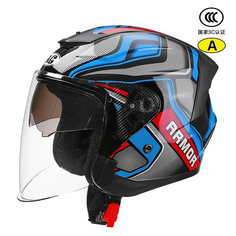 Motorcycle, Winter Warm | Universal Auto Parts and Accessories - 3ca-class-inner-and-outer-double-mirror-blue-black