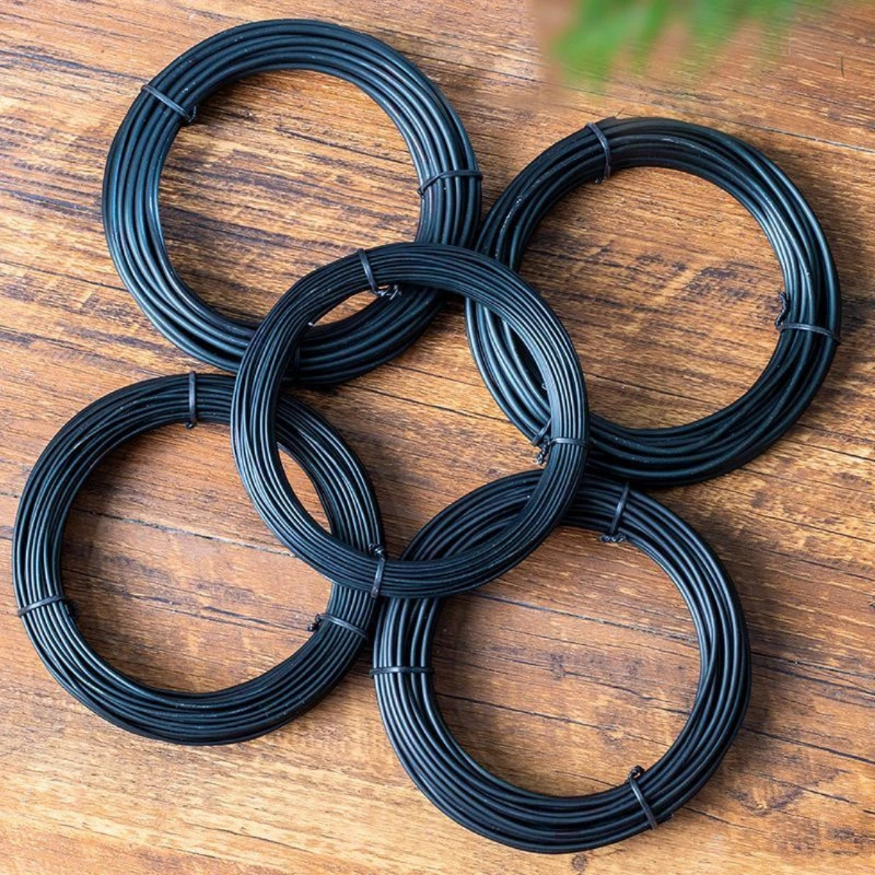 现货优惠5米10米盆景塑形软铝丝 枝条盘扎 树枝定型铝丝