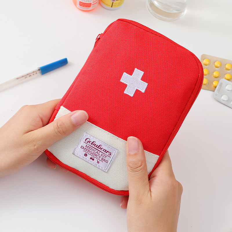 Portable Medical Kit, Medicine Kit, Outdoor First Aid Kit, Travel and Home Emergency Epidemic Prevention Medicine Storage Bag, Storage Bag