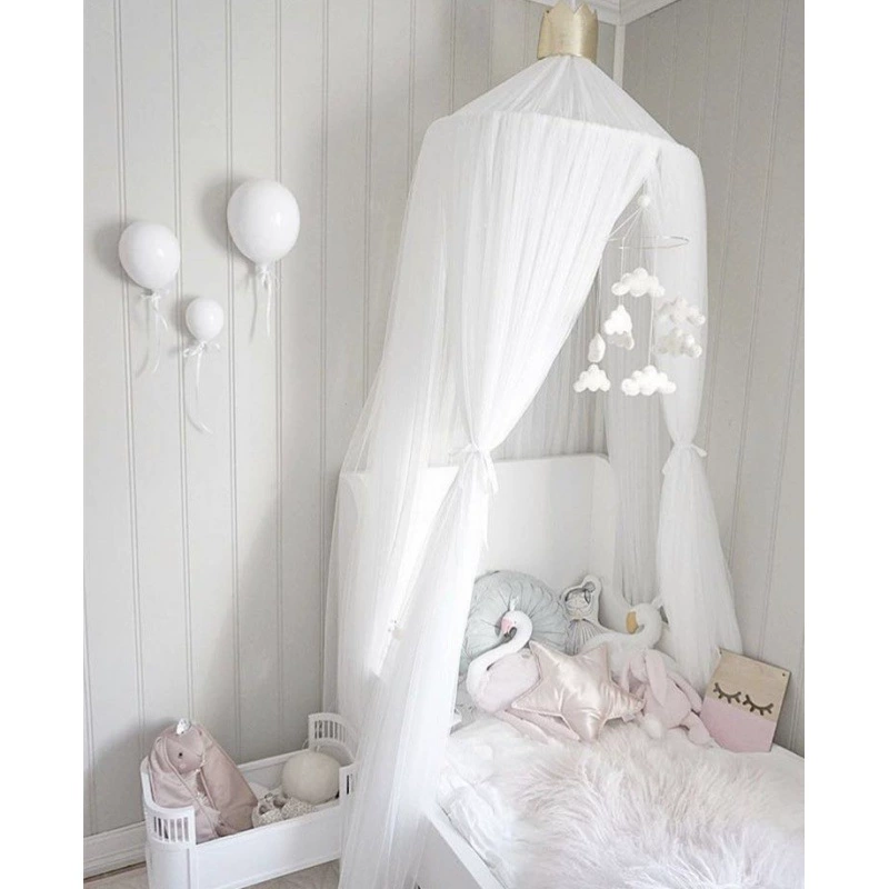 Ins Купол для детской комнаты 10 слоев сетчатая палатка сетка для кровати Москитная сетка 7 цветов