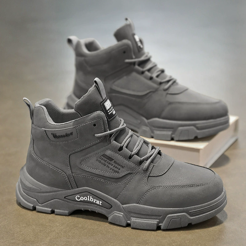 Мужские ботинки Martin, новая модель осень 2025, рабочие ботинки для стройплощадки, нескользящие, износостойкие, защитная обувь, повседневные модные ботинки для активного отдыха.