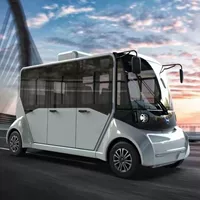 Технологическая модель, новый экскурсионный автомобиль с одним сиденьем LKGS011, полностью закрытый электрический экскурсионный автомобиль с литиевой батареей